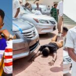 Music artist, Godfrey Gad overjoyed as Moses Bliss gifts him a car