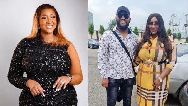 Judy Austin GUSHES over her man, Yul Edochie