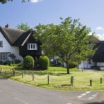 Beautiful UK village where every resident is forced to paint their door the same colour