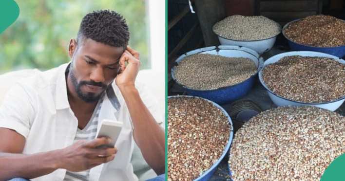 Price of Beans: Nigerian Man Cries out as Cup of Beans Now Sells for N800, Generates Huge Buzz