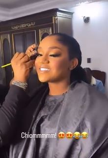 Adorable Video Of Chioma Getting Glammed Up For Her Wedding To Davido