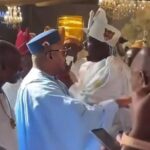 Ooni Of Ife Attends Davido And Chioma’s Wedding (Video)