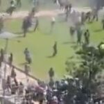 Chaos As Protesters Breach Kenya Parliament, Destroy Properties And Burn Down Section Of The Parliament (Videos)