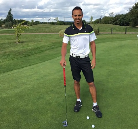 Former Super Eagles Forward, Odemwingie Graduates From Golf School (Photo)