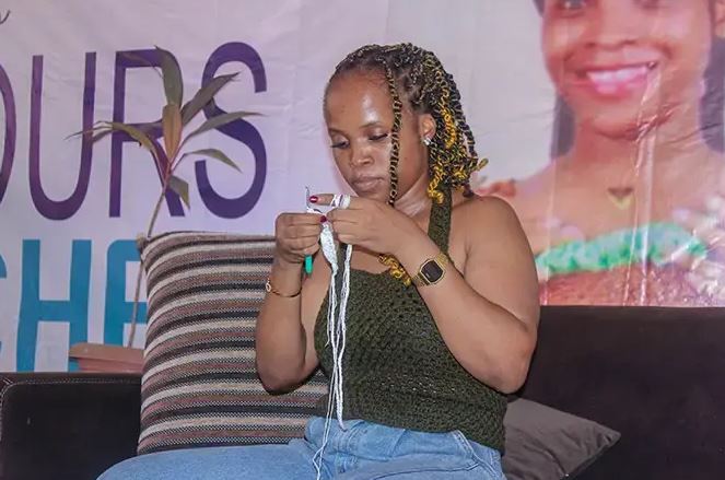 Nigerian Lady Sets New Guinness World Record In Longest Crocheting Marathon