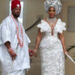 Nollywood Actress, Sharon Ooja Finally Unveils Husband’s Face As They Tie The Knot (Video/Photos)