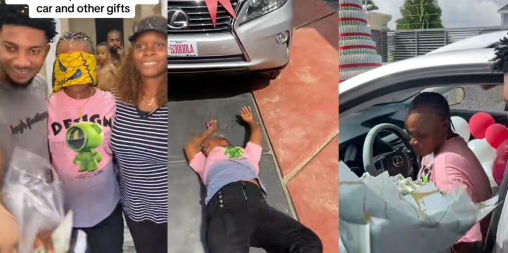 Video Of Woman’s Dramatic Reaction After Her Children Surprised Her With A New Car