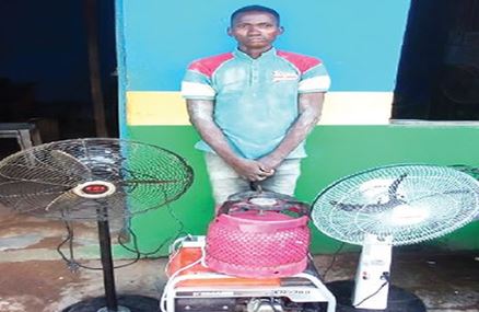 Police Arrest Alleged Burglar, Recover N577,000 Worth Of Stolen Goods From Him