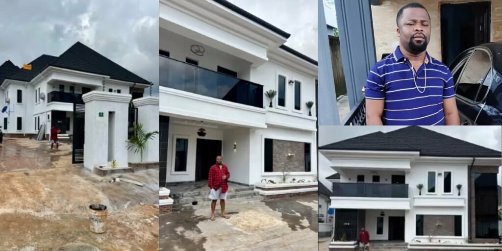 Actor Dike Osinachi Splashes Millions As He Acquires a Mansion (Video)