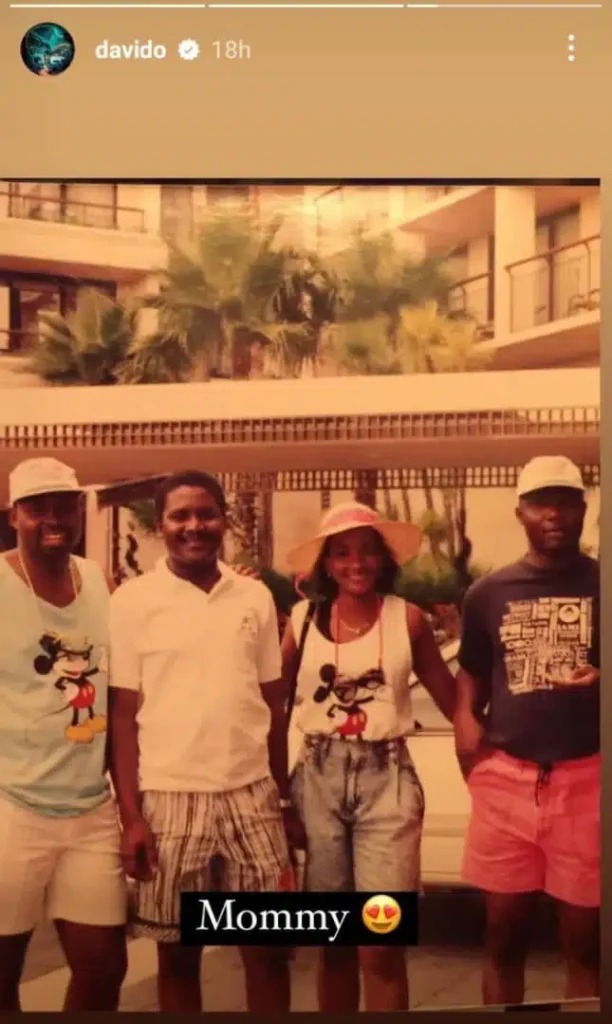 Davido shares epic throwback featuring his parents, Aliko Dangote