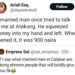 Nigerian Lawyer Reveals Amount Of Money A Married Man Gave To Her