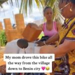 Daughter In Shock As Mother Travels On Bike From Village To Benin To Deliver Food To Her (Video)