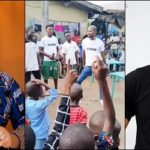 Uche Maduagwu Overjoyed as Tonto Dikeh Gifts Him a Plot of Land in Lagos (Video)