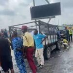 LASTMA Rescue Two Accident Victims Trapped Under Mini Truck