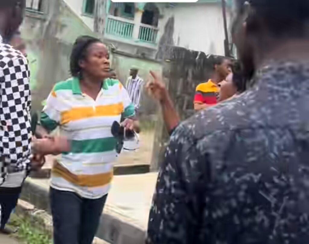 Drama as Nigerian Lady Fights Her Mother For Dating Her Boyfriend (Video)