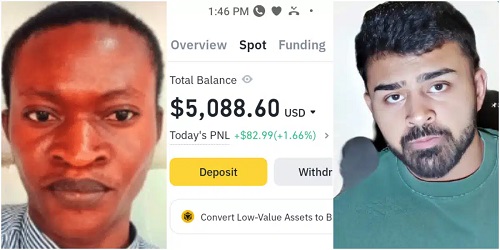 Nigerian Man Rewarded With Over N7.5 million For Returning $14K Mistakenly Sent to Him (Photo)