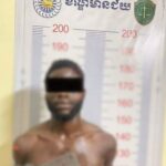 Nigerian Man Arrested For Allegedly Attacking Security Guard And Police Officers With Machete In Cambodia