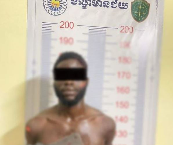 Nigerian Man Arrested For Allegedly Attacking Security Guard And Police Officers With Machete In Cambodia