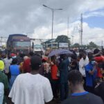 UNIBEN Students Shut Down Benin-Ore Highway Over Power Outage