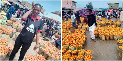 Lady Celebrates Making Her First Million in Tomato Business