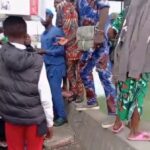 ‘Area Boys’ Seen Extorting N100 From Pedestrians In Lagos Heavy Rainfall (Video)