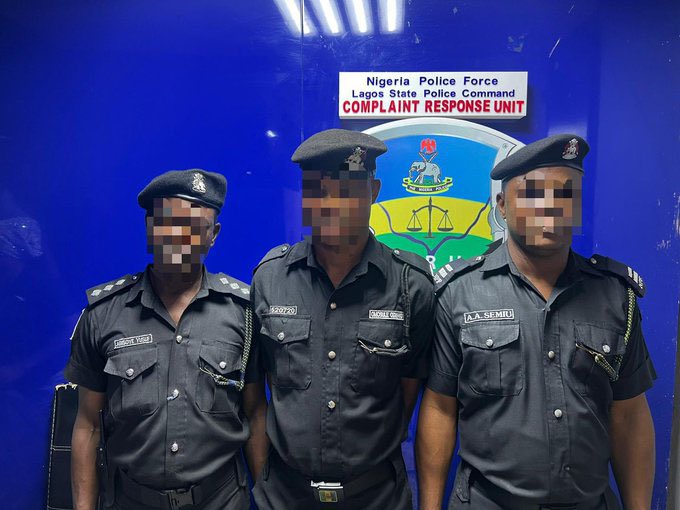 Lagos CP Orders Immediate Trial Of Officers In Viral Video, Arrest Suspects (Photos)