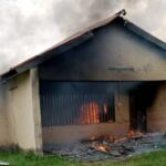 INEC Office Burnt Down By Protesting Youths In Benue