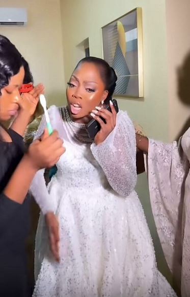 Bride Loses Temper On Wedding Day (Video)