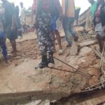 Many Trapped As Two-Storey Building Collapses In Anambra Market