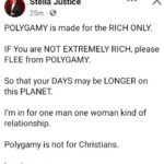 If You’re Not Extremely Rich, Flee From Polygamy So Your Days Can Be Long