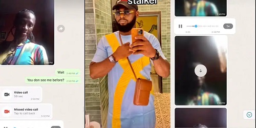 Nigerian Man Leaks Love Message From WhatsApp Female Stalker (Video)