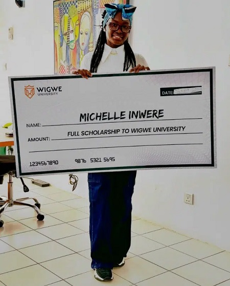 Young Lady Awarded Full Scholarship to Study at Most Expensive University in Nigeria