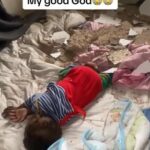 Sleeping Baby Narrowly Escapes Being Crushed By Falling Ceiling (Video)