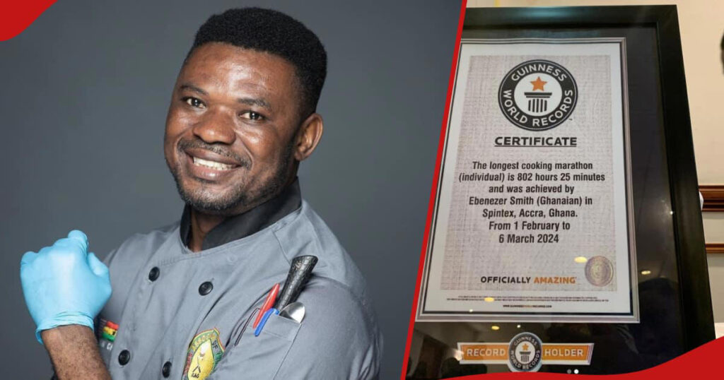 Ghanaian Chef Who Was Busted For Forging Guinness World Record In Cooking Marathon Tearfully Apologises (Video)