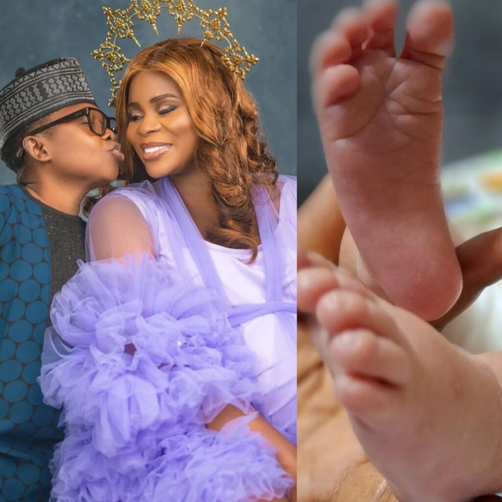 Nollywood Actor, Chinedu Ikedieze And His Wife Welcome Baby Boy