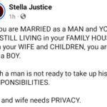 A Married Man Who Lives In His Family House With His Wife And Kids Is Still A Boy