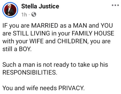 A Married Man Who Lives In His Family House With His Wife And Kids Is Still A Boy