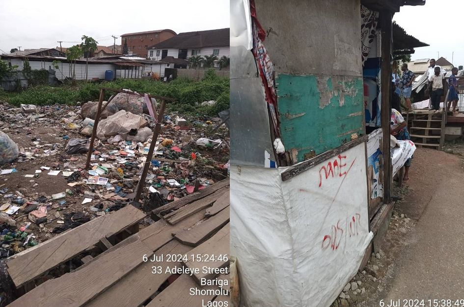 Lagos State Govt Gives 48-hour Notice To Property Owners Who Built Illegal Structures Along Gbagada Bariga Channel