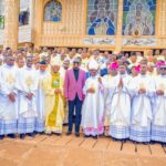 Governor Nwifuru Gifts 14 SUVs To Newly Ordained Catholic Priests (Photos)