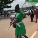 Popular Influencer, Flag Boy Arrested While Protesting Against Hunger In Abuja (Video)