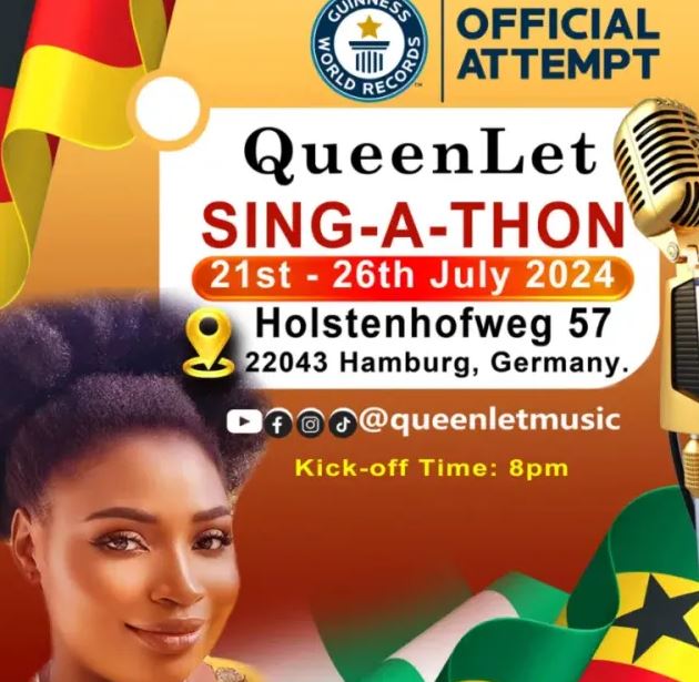 Ghanaian Singer Embarks On A Singathon To Break World Record