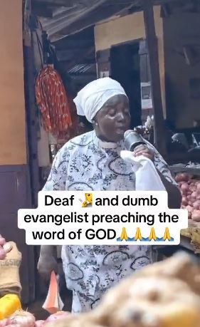 Video Of Deaf And Mute Evangelist Preaching In The Market