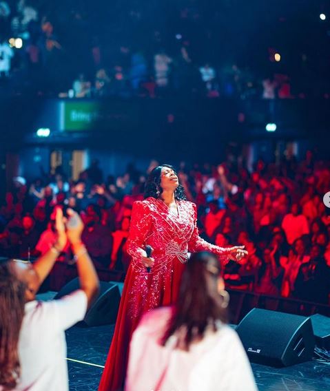 Nigerian Gospel Singer, Sinach Sells Out Wembley Arena In Landmark Concert