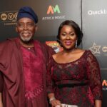 Joke Silva Celebrates Husband, Olu Jacobs On His 82nd Birthday (Video)