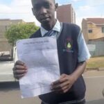 Secondary School Student Spotted Begging in Traffic to Pay School Fees (Video)