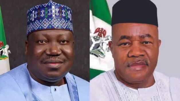 Akpabio, Lawan Engage In Heated Argument During Senate Plenary