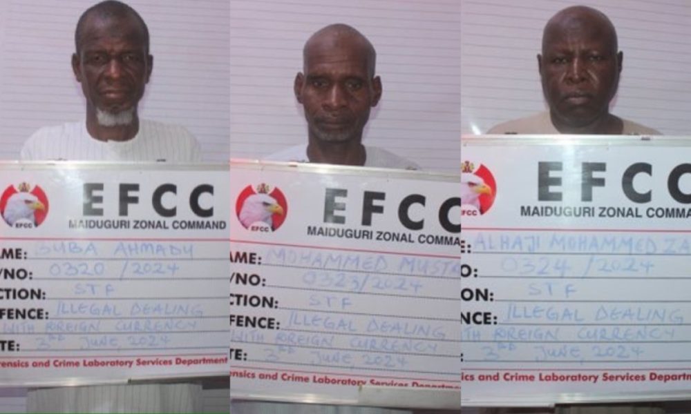 Court Jails 3 Illegal Bureau De Change Operators in Maiduguri (Photo)