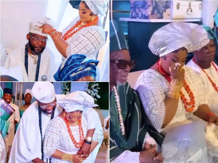 Nigerian Actress, Biodun Okeowo And Husband Tie The Knot In Traditional Ceremony (Video)