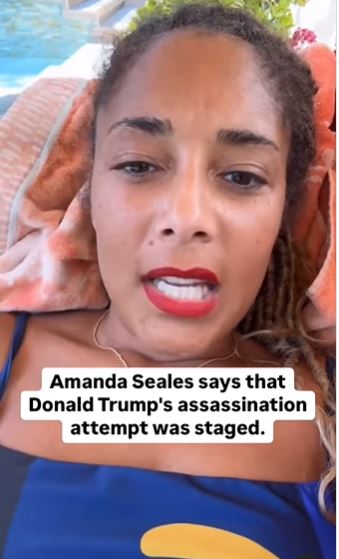 Trump’s Assassination Attempt Was Staged – Actress, Amanda Seales Alleges (Video)