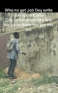 Viral Video Of A Man Advertising A Job Opportunity